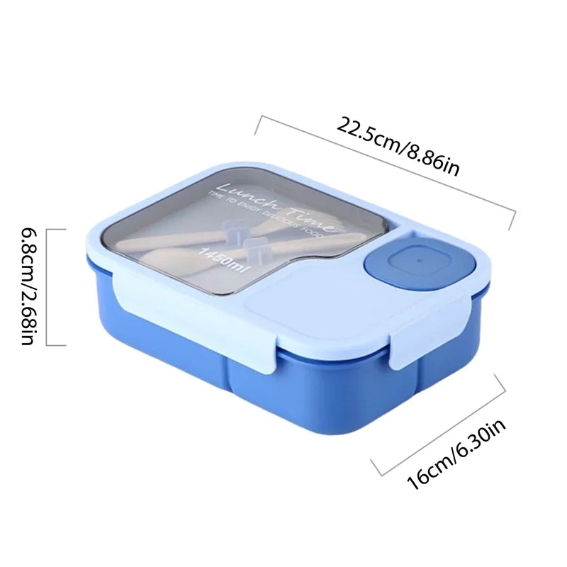 3-Compartment Bento Lunch Box