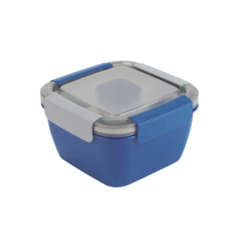 All-in-One Salad Lunch Box with Compartments & Sauce Container