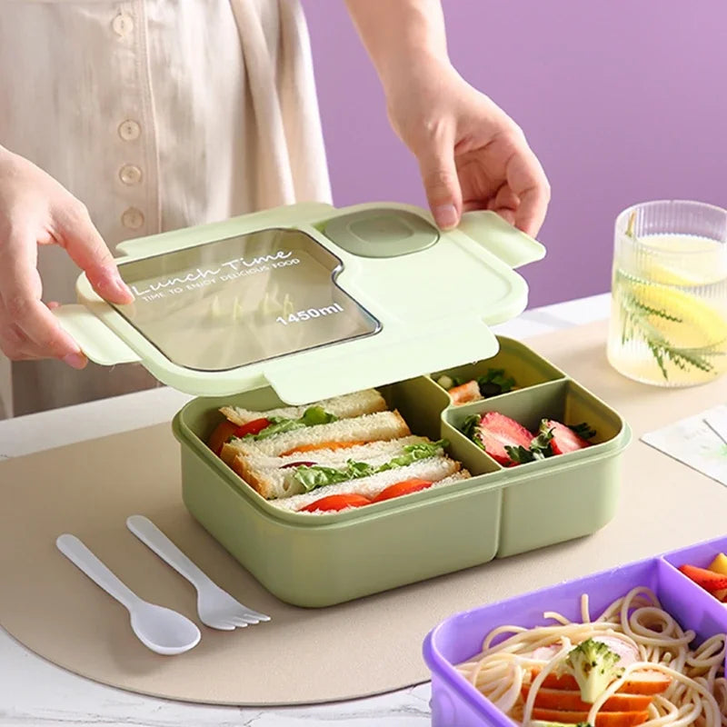 3-Compartment Bento Lunch Box