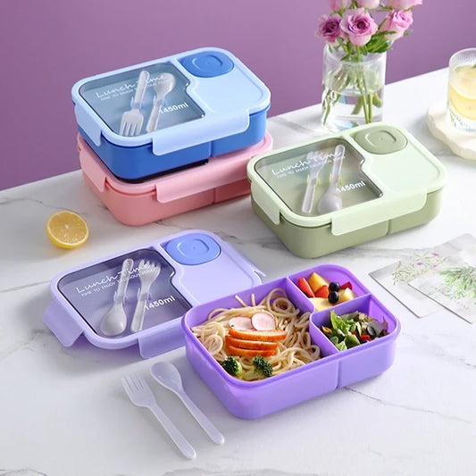 3-Compartment Bento Lunch Box