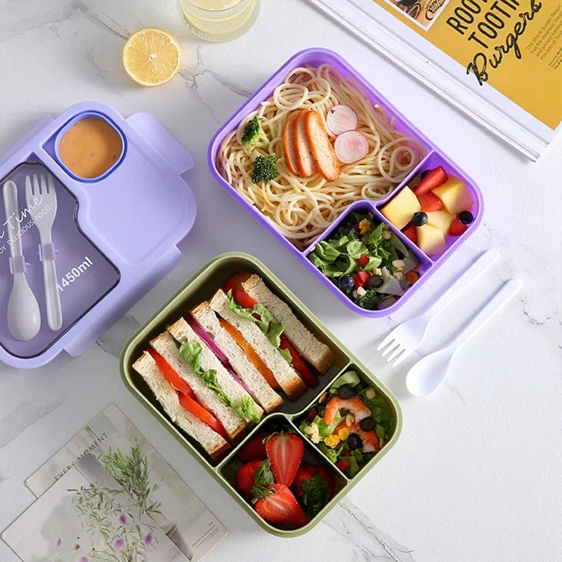 3-Compartment Bento Lunch Box